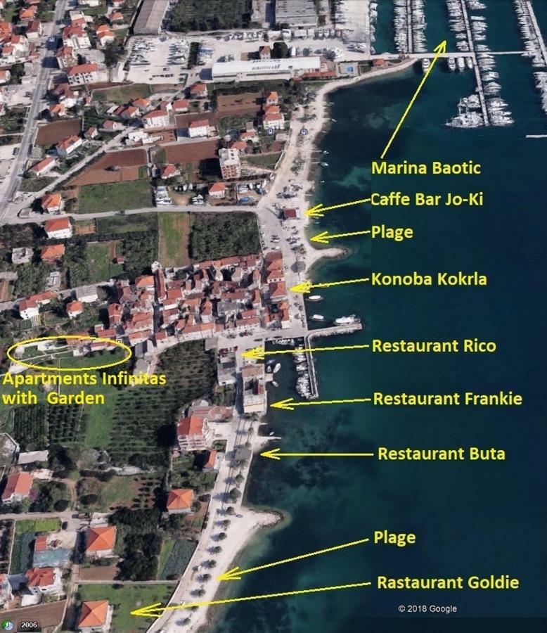 Apartments Infinitas Trogir Buitenkant foto
